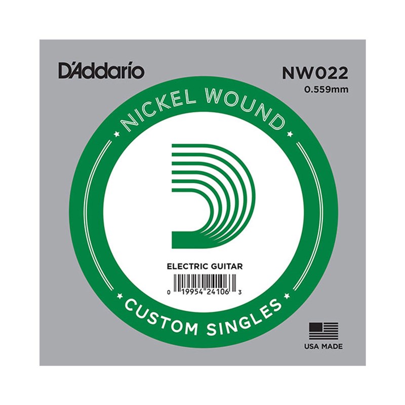 D'Addario NW022 Nickel Wound Electric Guitar Single String